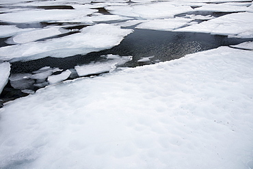 Ice on Corrie an Lochain in the Cairngorm mountains, Scotland, United Kingdom, Europe