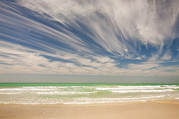 A public beach in Dubai, United Arab Emirates, Middle East