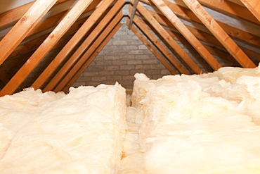 Insulation in a house loft or roof space