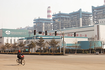 Coal fired power station north of Beijing, China, Asia