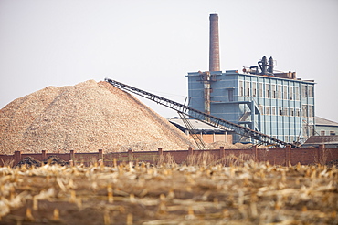 Maize processing plant in Heilongjiang Province, northern China, Asia