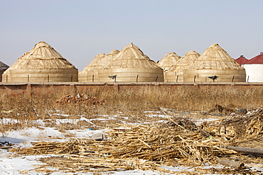 Food storage depots in Heilongjiang Province, northern China, Asia