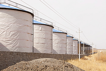 Food storage depots in Inner Mongolia, northern China, Asia