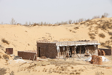 Ever drier conditions and creeping desertification in Shanxi province, China, Asia