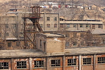 A worked out abandoned coal mine in Tongshuan, Shanxi province, China, Asia