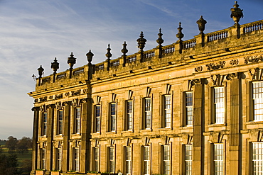 Chatsworth House in Derbyshire, England, United Kingdom, Europe