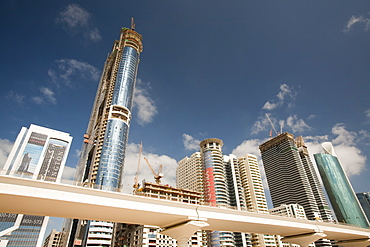 Exclusive high rise tower block developments in Dubai, United Arab Emirates, Middle East