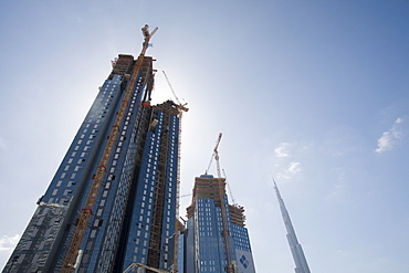 New buildings in Dubai, United Arab Emirates, Middle East