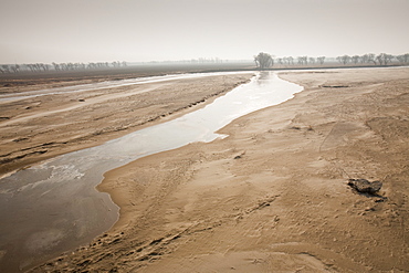 River just north of Beijing in Heilongjiang province, China, Asia