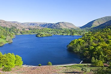 Grasmere from Loughrigg Terrace in the Lake District National Park, Cumbria, England, United Kingdom, Europe