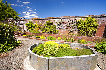 Winsford walled garden, a restored Victorian garden in Devon, England, United Kingdom, Europe