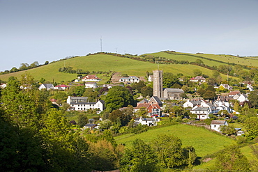 Berrynarbor village on the north Devon coast near Combe Martin, England, United Kingdom, Europe