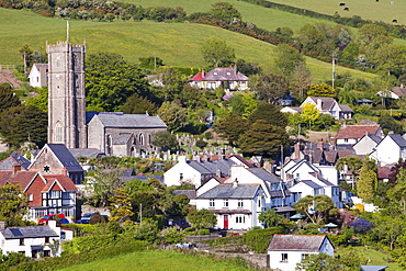 Berrynarbor village on the north Devon coast near Combe Martin, England, United Kingdom, Europe