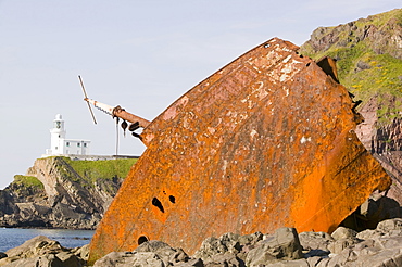 The Shipwreck of the Johanna at Hartland Point in Devon, England, United Kingdom, Europe