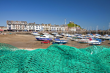 Ilfracombe harbour on the North Devon coast, England, United Kingdom, Europe