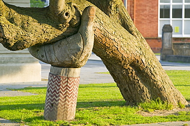 A sculpture in Bideford, Devon, England, United Kingdom, Europe