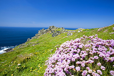 Cornish coastal scenery near Cape Cornwall, Cornwall,  United Kingdom