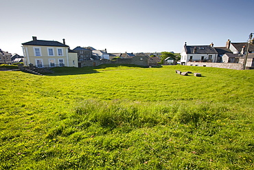 The Plain an Gwarry, a medieval amphitheatre, in St. Just, Cornwall, England, United Kingdom, Europe