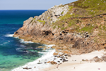 Portheras Cove near St. Just on the North Cornish coast, Cornwall, England, United Kingdom, Europe