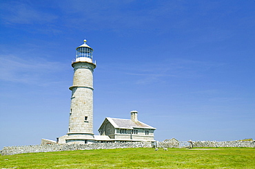 The old lighthouse on Lundy Island, Devon, England, United Kingdom, Europe