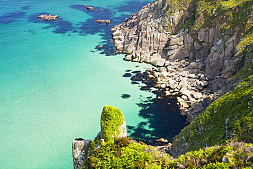 Cornish coastal scenery near Pendeen, Cornwall, England, United Kingdom, Europe