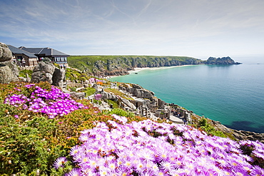 The Minack theatre at Porthcurno in Cornwall, England, United Kingdom, Europe