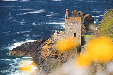 The Famous Crown tin mine at Botallack in Cornwall, England, United Kingdom, Europe