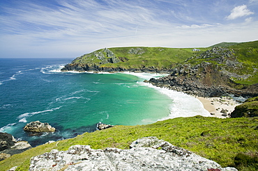 Coastal scenery near Zennor in Cornwall, England, United Kingdom, Europe