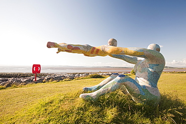 Sculpture, Morecambe, Lancashire, England, United Kingdom, Europe