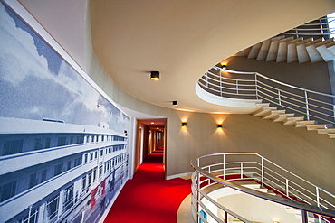 The art deco Midland Hotel, derelict for years but now completely modernised by the developer Urban Splash, Morecambe, Lancashire, England, United Kingdom, Europe