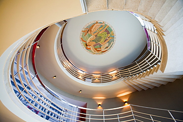 The art deco Midland Hotel, derelict for years but now completely modernised by the developer Urban Splash, Morecambe, Lancashire, England, United Kingdom, Europe