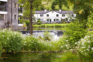 An apartment development next to the River Kent at Cowan Head near Kendal, Cumbria, England, United Kingdom, Europe