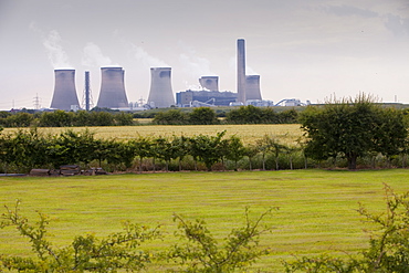 Fiddlers Ferry coal fired power station near Warrington, England, United Kingdom, Europe