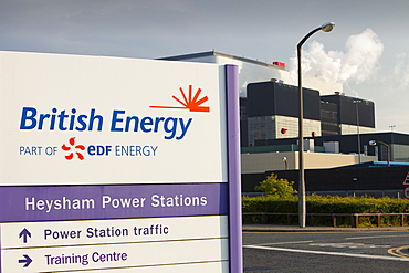 Heysham nuclear power station in Lancashire, England United Kingdom, Europe