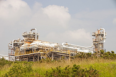 A gas processing plant at Rampside near Barrow in Furness, Cumbria, England, United Kingdom, Europe