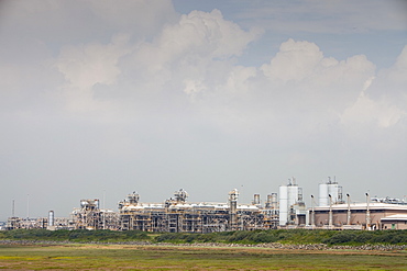 A gas processing plant at Rampside near Barrow in Furness, Cumbria, England, United Kingdom, Europe