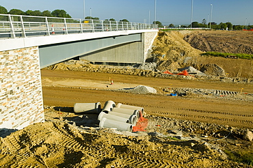 New road building on the A30 in Cornwall, England, United Kingdom, Europe