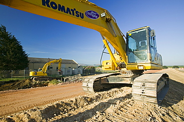 New road building on the A30 in Cornwall, England, United Kingdom, Europe