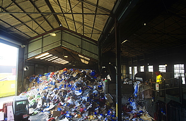 A recycling plant in Carlisle, Cumbria, England, United Kingdom, Europe