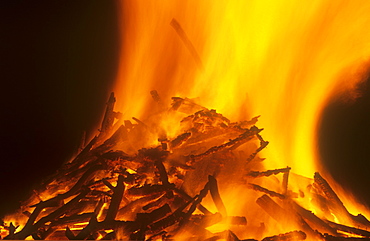 A bonfire, United Kingdom, Europe