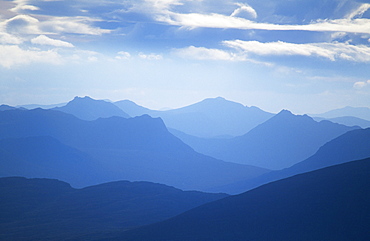 The Torridon mountains in North West Scotland, United Kingdom, Europe