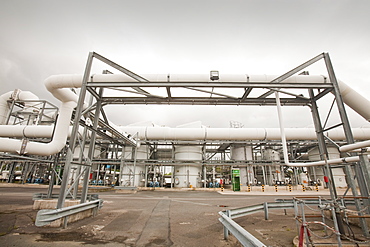 The odour suppressant plant at Daveyhulme wastewater treatment plant in Manchester, England, United Kingdom, Europe