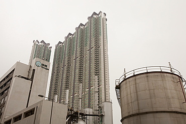 A gas plant in Kowloon, Hong Kong, China, Asia