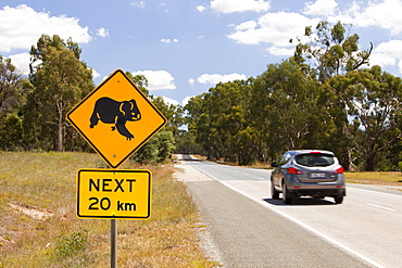 Road signs near Bonnie Doon in Victoria, Australia, Pacific