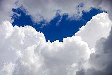 Cumulus clouds in Victoria, Australia, Pacific