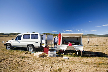 A scientific experiment by scientists from Sydney University, in the Snowy Mountains, New South Wales, Australia, Pacific