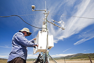 A scientific experiment by scientists from Sydney University, in the Snowy mountains, New South Wales, Australia, Pacific