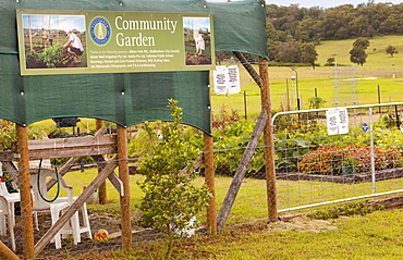 A community garden in a new housing development near Macquarie Pass National Park, New South Wales, Australia, Pacific