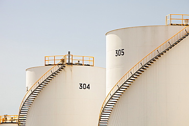 An oil refinery on the outskirts of Sydney, New South Wales, Australia, Pacific