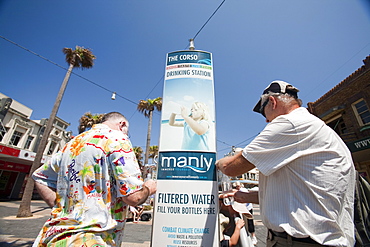 Water for drinking and filling your water bottle in Manly, Sydney, New South Wales, Australia, Pacific